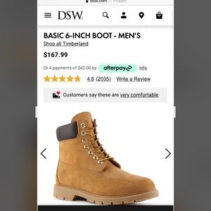 Timberland Men’s Size 9 boots